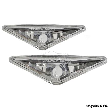 Πλαϊνά Φλας Φτερού Για Ford Focus 98-04 / Mondeo 00-07 Chrome 2 Τεμάχια