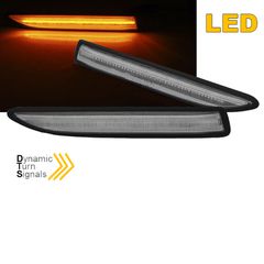 Πλαϊνά Φλας Φτερού Για Ford Mondeo MK IV (4) 07-14 Led Dynamic Clear 2 Τεμάχια