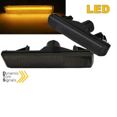 Πλαϊνά Φλας Φτερού Για Bmw M3 E46 / 7 E38 94-01 Led Dynamic Φιμέ 2 Τεμάχια