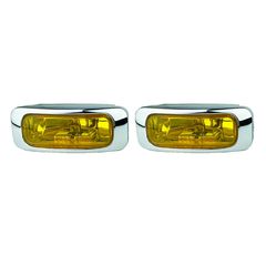 Προβολείς Universal 125x46mm H3 12V 55W LA-1100 16031 Κίτρινο 2 Τεμάχια
