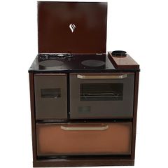 Thermosteel D12000M Κουζίνα-Μασίνα πετρελαίου εμαγιέ σε κοράλ-καφέ χρώμα