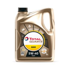 Total Συνθετικό Λάδι Αυτοκινήτου Quartz 9000 5W-40 A3/B4 5lt