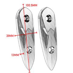 Τάπες Για Καθρέπτες Yamaha R3 2013-2021-thumb-1