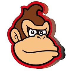 Super Mario Bros Donkey Kong 3D cushion