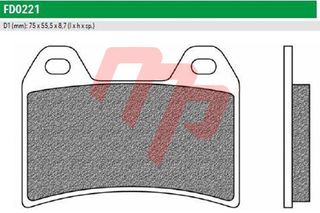 ΤΑΚΑΚΙΑ FA244 FD0221BT1 NEWFREN MOTOPAPADOGIANNIS