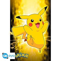 POKEMON - Poster Maxi 91.5x61 - Pikachu Neon / Fan Shop and Merchandise