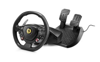 Thrustmaster - T80 Ferrari 488 GTB Edition Racing Wheel and Pedal Set / PlayStation 4