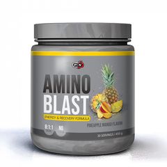 PURE NUTRITION BCAA AMINO BLAST 8:1:1 450gr 30SERVS PINAPPLE MANGO