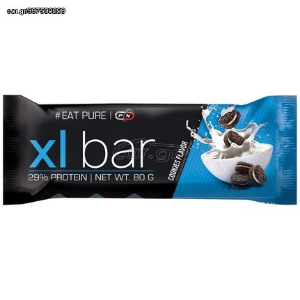 PURE NUTRITION XL PROTEIN BAR 80g COOKIES