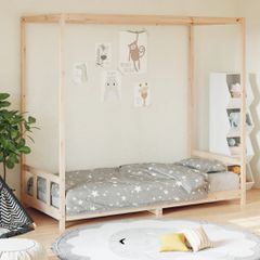 Πλαίσιο Παιδικού Κρεβατιού 90 x 200 εκ. από Μασίφ Ξύλο Πεύκου 834522