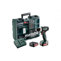 PowerMaxx BS 12 Set Δραπανοκατσάβιδο Μπαταρίας 12V (2x2.0Ah) - ΜΕ ΜΠΑΤΑΡΙΑ & ΦΟΡΤΙΣΤΗ - METABO (#601036870)