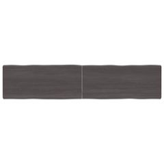 Επιφ Τραπεζιού Αν Καφέ 180x40x(2-6)εκ.Ακατέργ. Μασίφ Ξύλο Δρυός 364041
