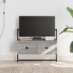 Έπιπλο Τηλεόρασης Επιτοίχιο Γκρι Sonoma 60,5x30x51 εκ. Επ. Ξύλο 833456
