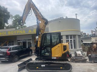 Εκσκαφάκι (διαβολάκι) Sany 2023 SY80U PB *triple boom *9580kg