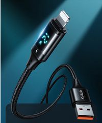 MCDODO CA-1060 Lightning 1.2M Digital Display Fast Charging Data Cable Black