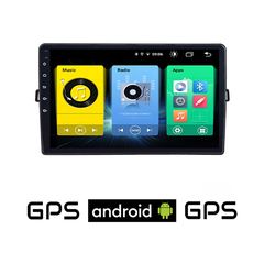 TOYOTA AURIS (2007 - 2012) Android οθόνη αυτοκίνητου με GPS WI-FI (ηχοσύστημα αφής 10" ιντσών OEM Youtube Playstore MP3 USB Radio Bluetooth Mirrorlink εργοστασιακή, 4x60W, AUX)