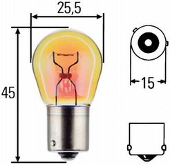 SET ΛΑΜΠΕΣ ΠΛΑΣΜΑ 12/21W ΦΛΑΣ Ε46 COMP HELLA-DE