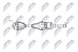 ΗΜΙΑΞΟΝΙΟ EMΠΡΟΣ R F10 L-564mm NTY