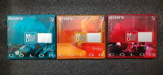 Sony Mini Disc σφραγισμενα 3 κοματια