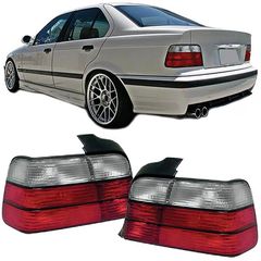 Πισινά Φανάρια Set Για Bmw 3 E36 Sedan 90-99 M3 Look Κόκκινο/Άσπρο Depo