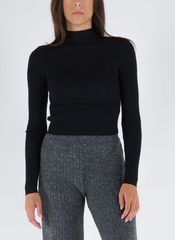 Only Sina Γυναικείο Rib Cropped Πλεκτό 15271540