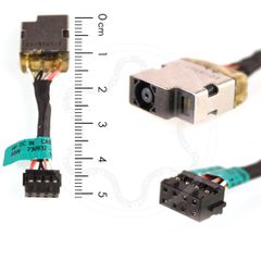 Βύσμα Τροφοδοσίας DC Power Jack Socket για Laptop HP 15-f00xxx 15-f003dx 732067-001 730932-SD1 730932-FD1 730932-YD1 8pin ( Κωδ.3153 )