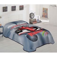 Κουβέρτα μονή Art 6115 διαστάσεων 160x220cm με αυτοκίνητο