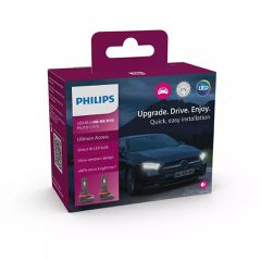 Philips Ultinon Access 2500 H8/H9/H16 Canbus LED 12V 16W 6000K 1800Lm Ψυχρό Λευκό 2τμχ