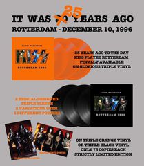 Kiss – Rotterdam 1996 - 25th Anniversary Vinyl Release ΤΡΙΠΛΟ ΑΛΜΟΥΜ ΚΑΙΝΟΥΡΙΟ +ΠΟΣΤΕΡ