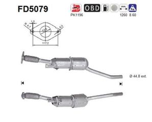 ΦΙΛΤΡΟ DPF DACIA DUSTER 1.5 dCi 2010-       KARALOIZOS exhaust