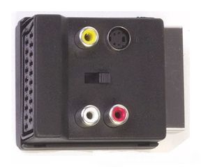 ADAPTOR SCART TO RCA IN/OUT