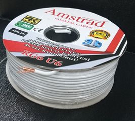 AMSTRAD COAXIAL CABLE RG6U6 100M-80WIRE