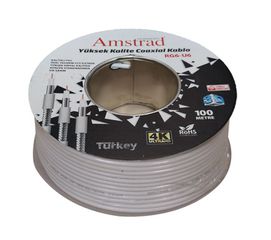 AMSTRAD COAXIAL CABLE RG6U6 100M. 64 WIRE