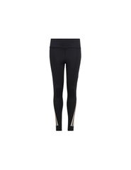 Adidas Παιδικό Κολάν Αθλητικό Μακρύ Μαύρο Aeroready 3-Stripes IC0363