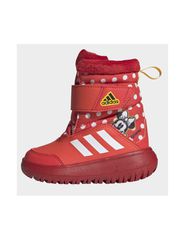 Adidas Winterplay x Disney Παιδικά Μποτάκια με Σκρατς Bright Red / Cloud White / Better Scarlet IG7191