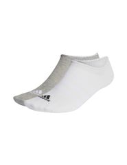 Adidas Thin Light IC1328 Αθλητικές Κάλτσες Πολύχρωμες 3 Ζεύγη Medium Grey Heather / White / Black