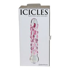 Pipedream Icicles Icicles No 7 Transparent Glass Dildo-thumb-5