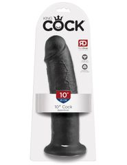 King Cock 10" Cock Black