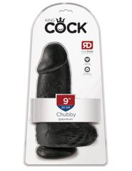 King Cock Chubby Realistic Dildo Black