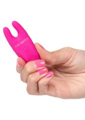 Calexotics - Recharchable Silicone Remote Nipple Clamps Pink-thumb-3