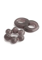 Pipedream Classix Back To The Basics Performance Cock Ring Set Smoke