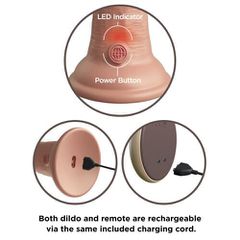 Pipedream King Cock 9 Inch 2Density Vibrating-thumb-5