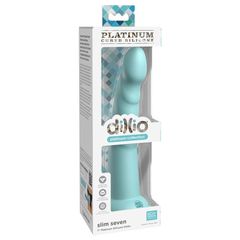 Pipedream Slim Seven Blue Silicon Dildo-thumb-4