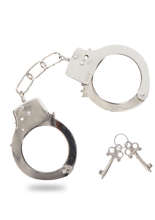 Metal Silver Handcuffs - Toy Joy