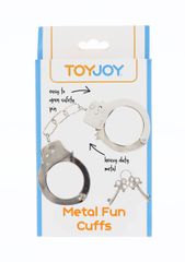 Metal Silver Handcuffs - Toy Joy-thumb-1