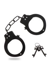 Metal Black Handcuffs - Toy Joy