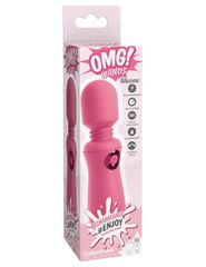 Pipedream OMG Silicone Rechargeable Wand Pink