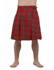 Scottish red tartan kilt-thumb-2