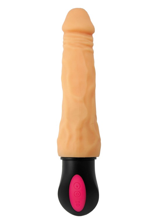 Recharchable Realistic Vibrator Mercury - 12function - Skin