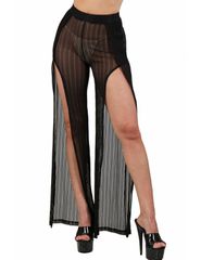 High waist split pants